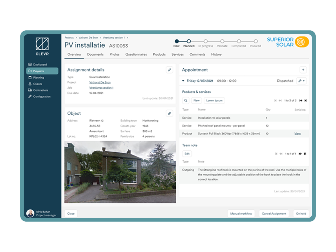 Field Service Management CLEVR